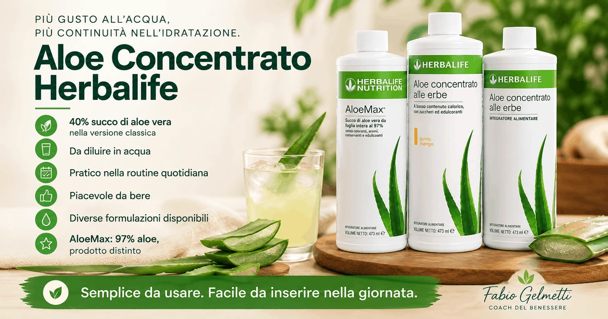 Cosa fa davvero per te l’Aloe Concentrato Herbalife