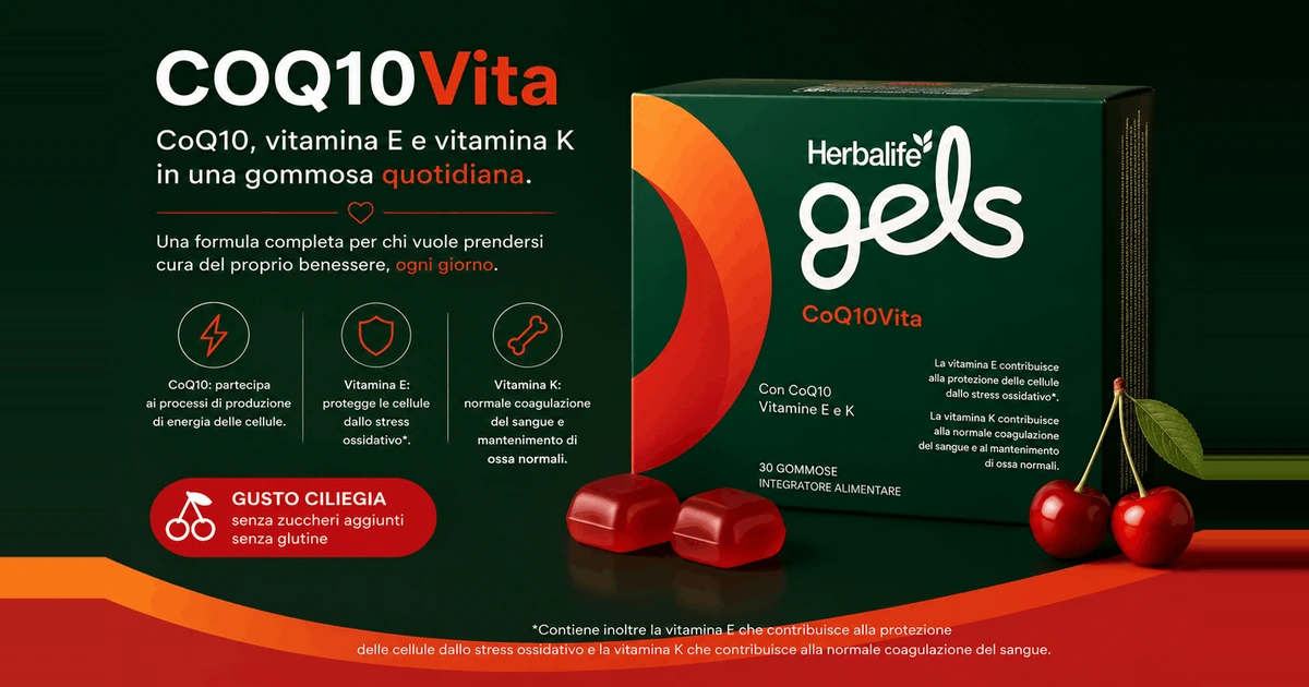Cosa fa davvero per te Herbalife Gels CoQ10Vita