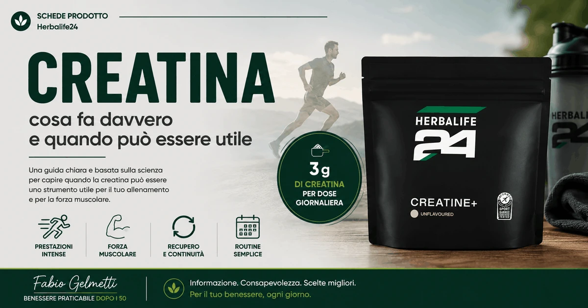 Creatina: cosa fa davvero, come si usa e quando può essere utile