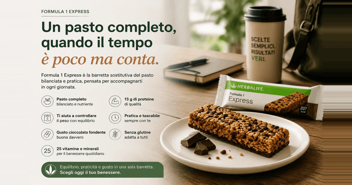 Cosa fa davvero per te Formula 1 Express Herbalife