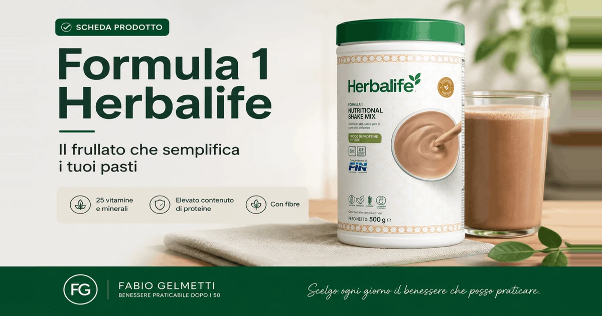 Formula 1 Herbalife: il frullato che semplifica i tuoi pasti