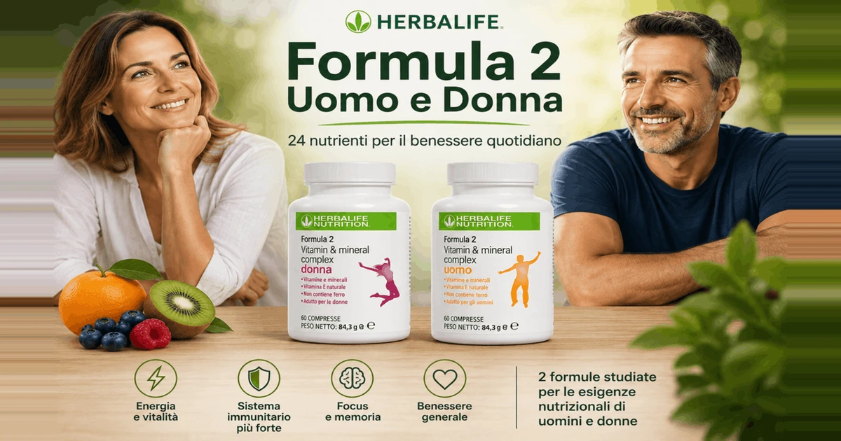 Cosa fa davvero per te Formula 2 Uomo e Donna Herbalife