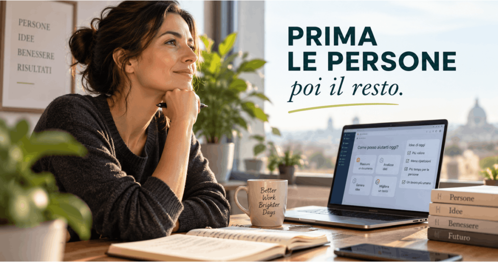 La produttività non cresce spremendo le persone — Prima le persone, poi il resto