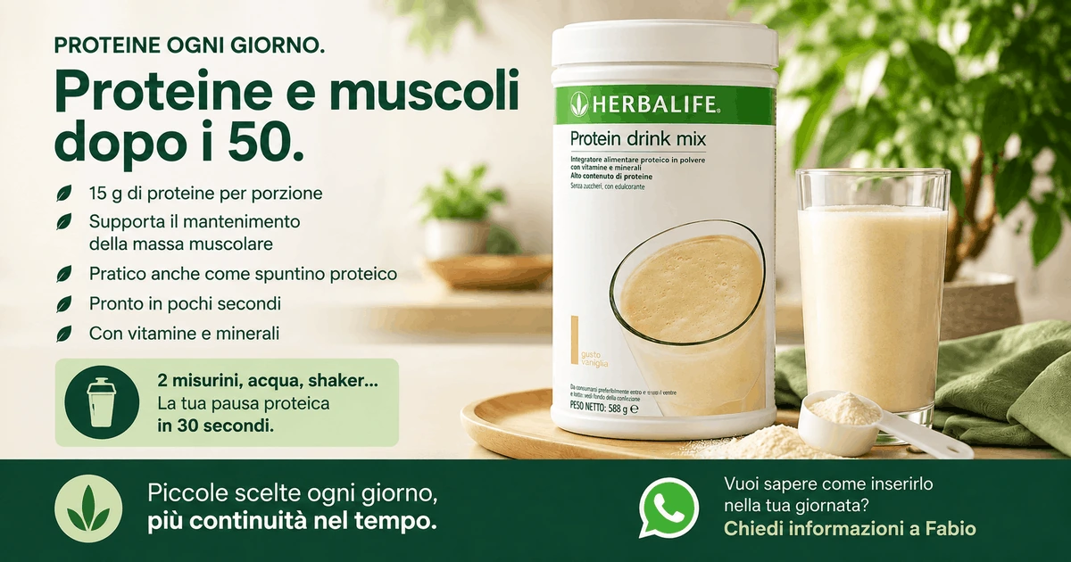 Cosa fa davvero per te il Protein Drink Mix Herbalife